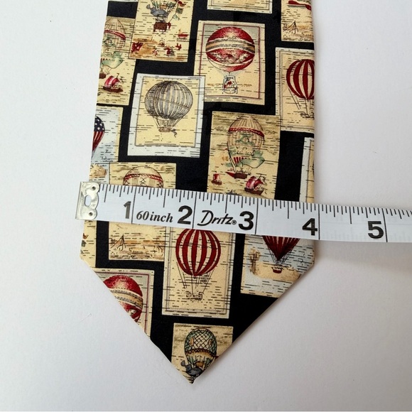 Men’s Tango By Max Raab Silk Necktie 
Aerostatic Ballon Design - Picture 3 of 6